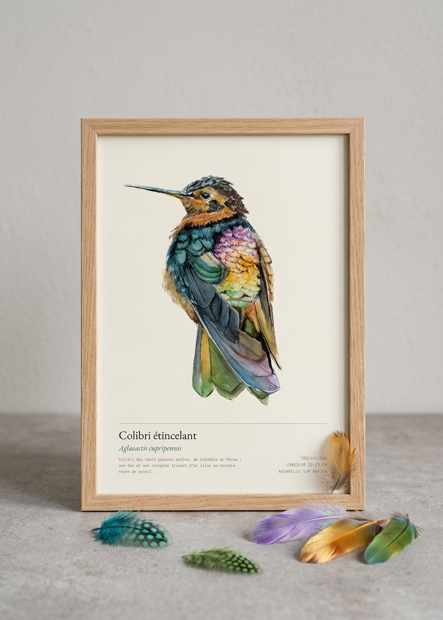 Colibri étincelant — Aglaeactis cupripennis