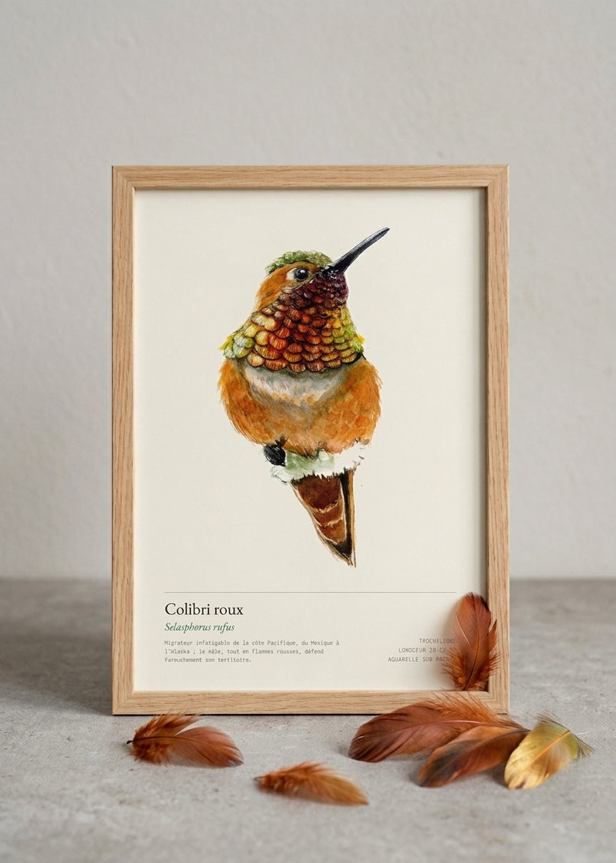 Colibri roux — Selasphorus rufus