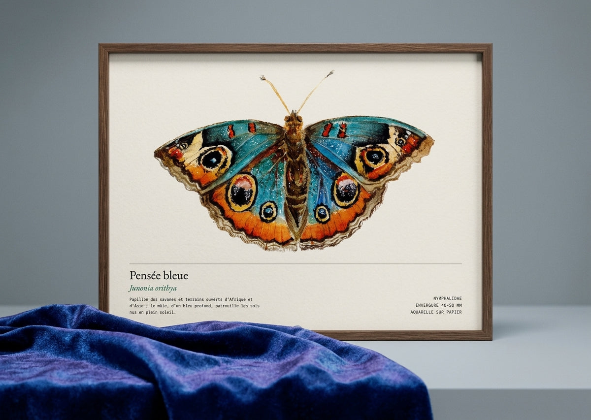 Pensée bleue — Junonia orithya