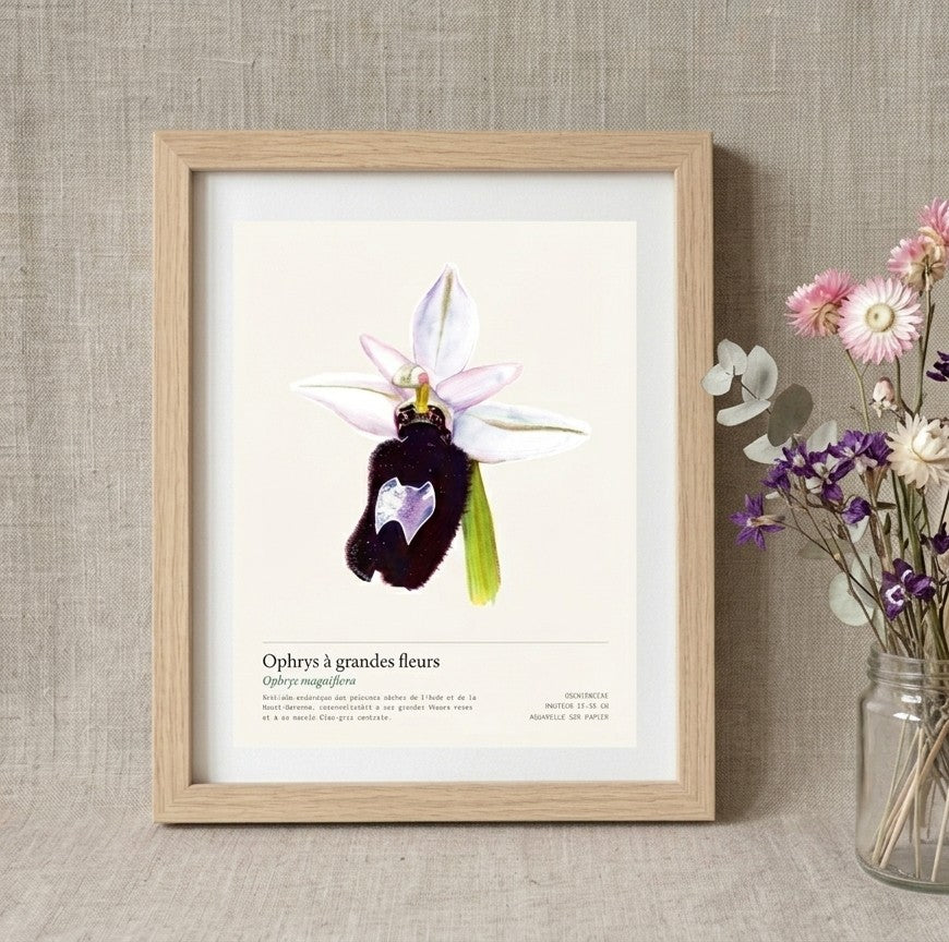 Ophrys à grandes fleurs — Ophrys magniflora