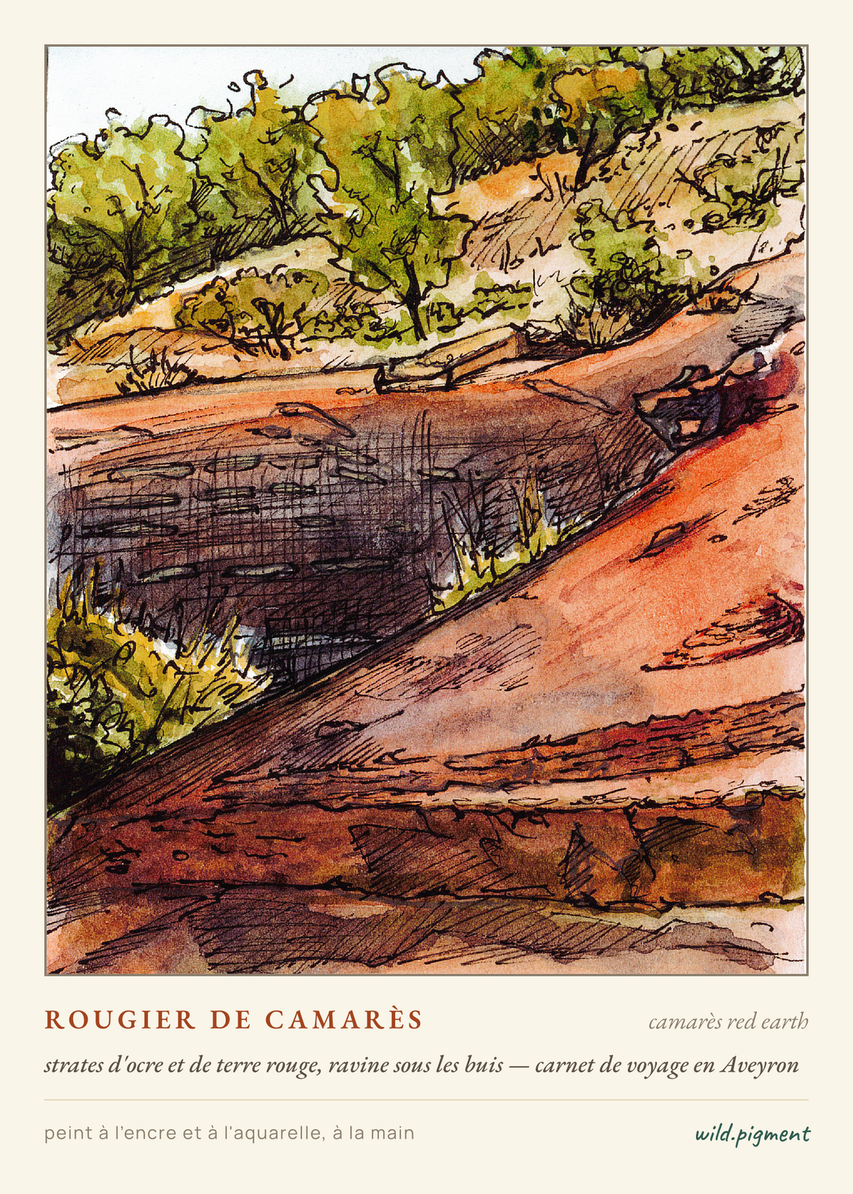 Rougier de Camarès — carnet de voyage en Aveyron